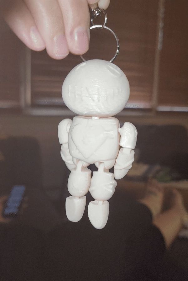 Voodoo Kid Articulated Keychain + fidget