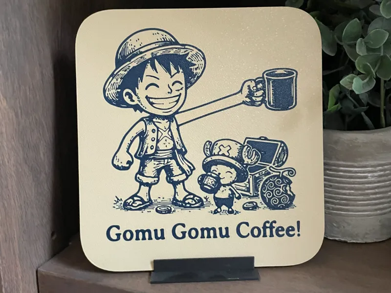 One Piece Coffee Sign / Luffy / Chopper / 2 color