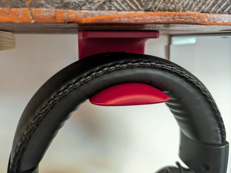 Under Shelf Headphone Stand V2