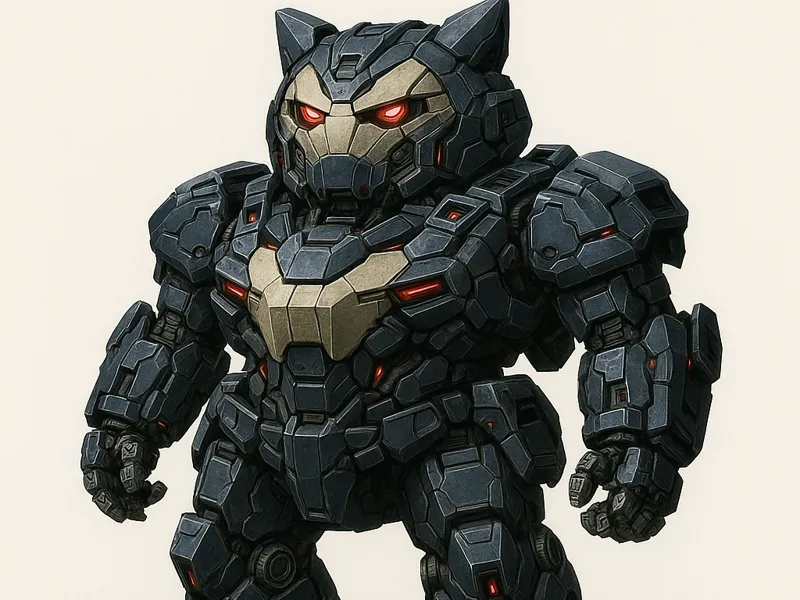Mecha-Snorlax Figure