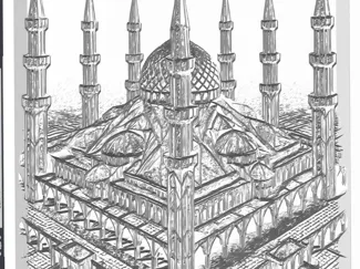 Faisal Masjid Esque Print Lithophane