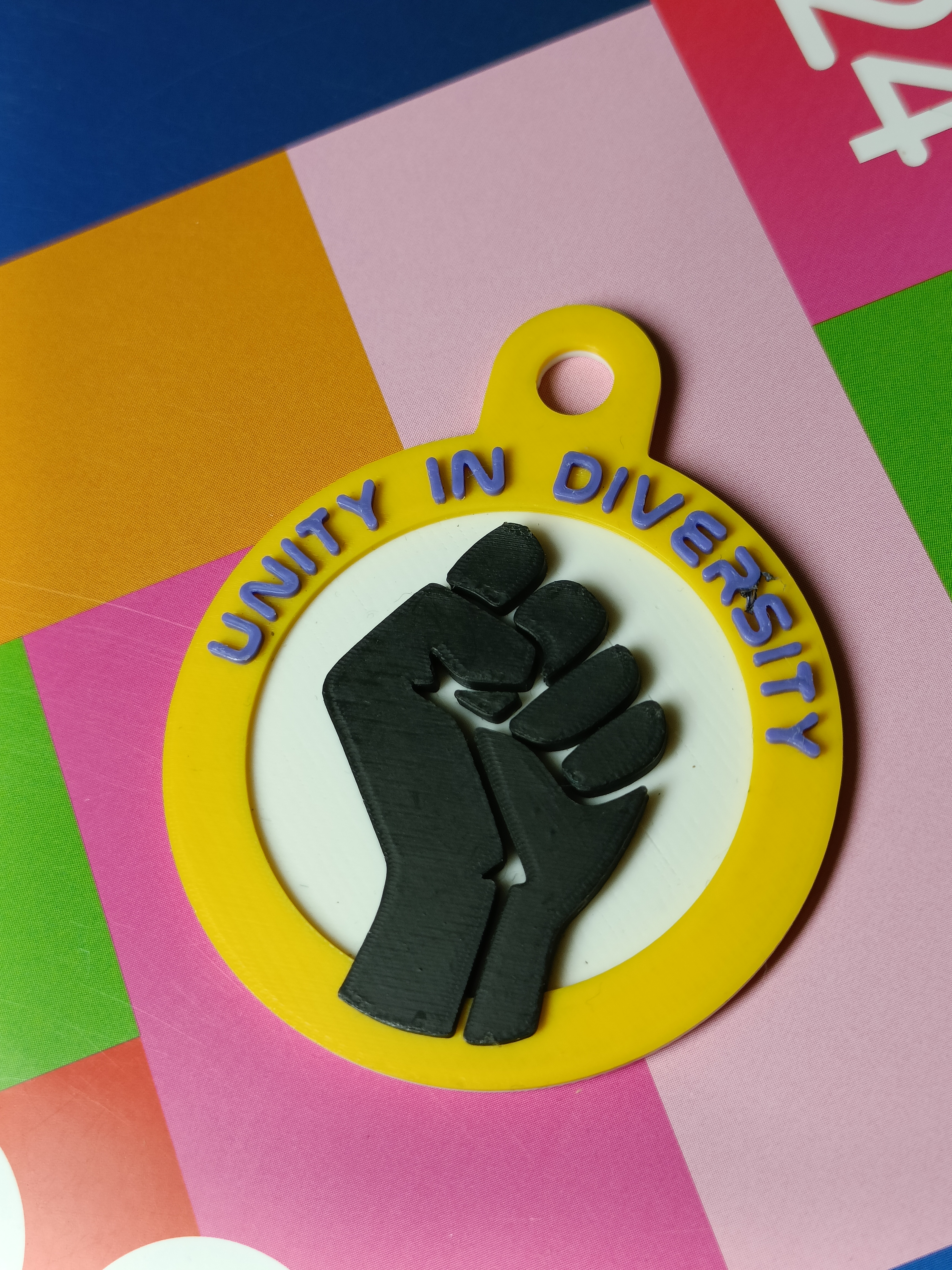 Miniatura 2 do modelo 3D Unity in Diversity pride flags