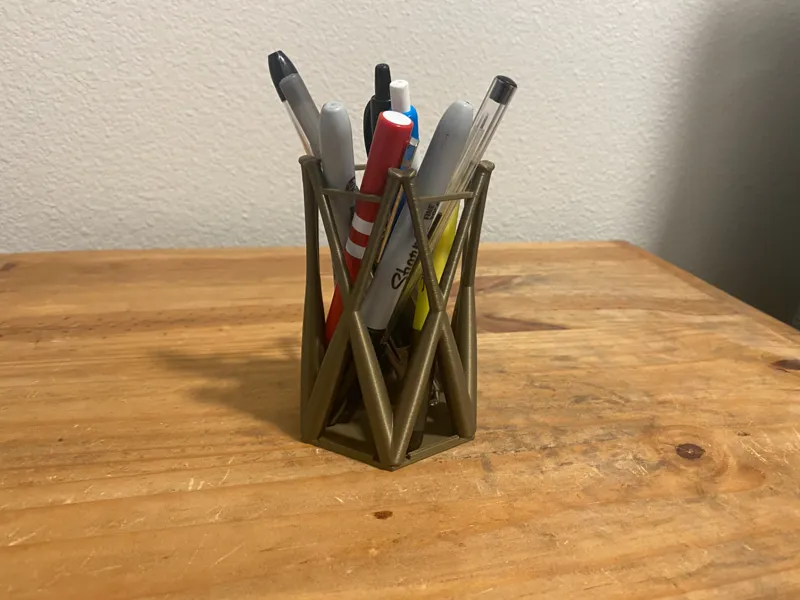 Baseball Bat Pen Holder