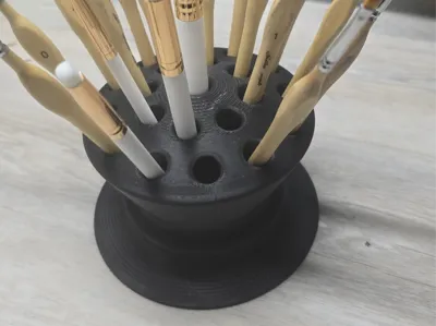 Spinning Paint Brush/pen  Holder