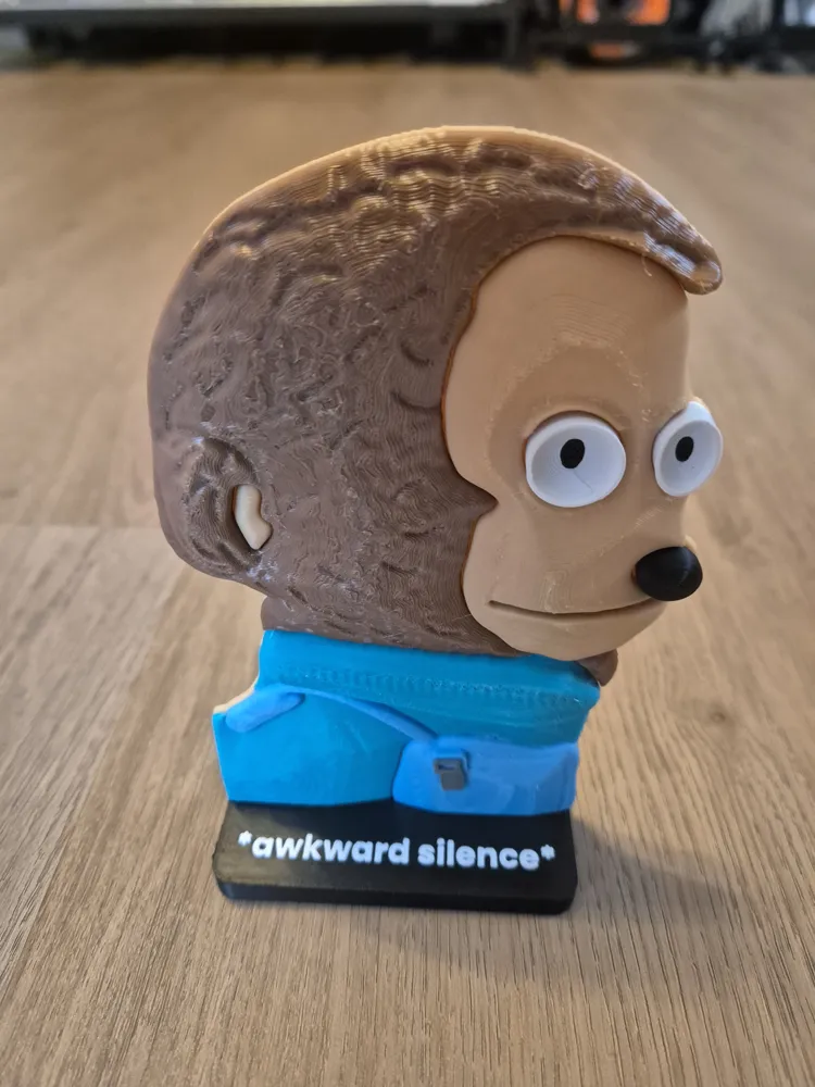 Meme del Títere Mono Incómodo - Modelo de impresión 3D gratuito ...