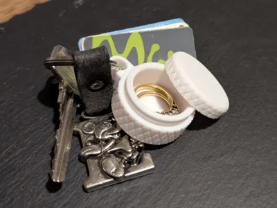 Jewelry Keyring Case