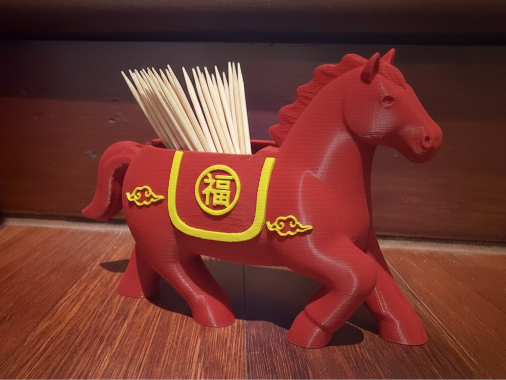 Chinese New Year Horse Toothpick Holder