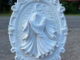 Ghost Couple Victorian Frame