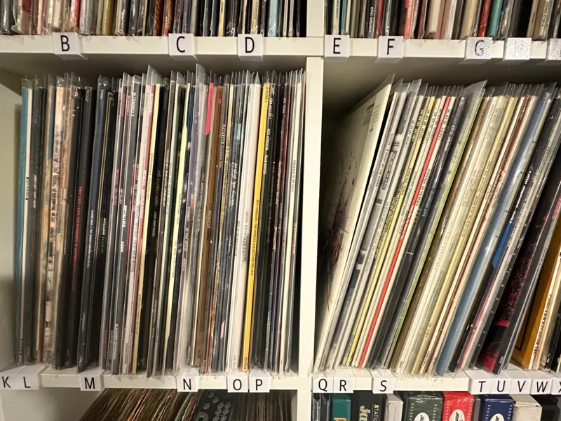 IKEA Regal Register Index A-Z für Bücher, LP´s,..