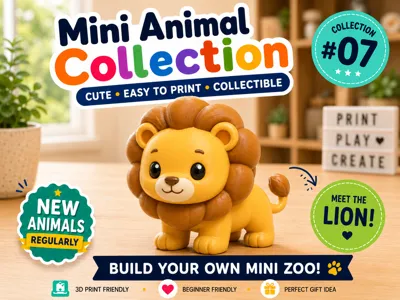 Mini Lion – Mini Animal Collection #07