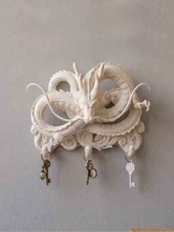 Adorno temático: Dragon ball Wall hanger 3D Print Model — vista de referencia 2