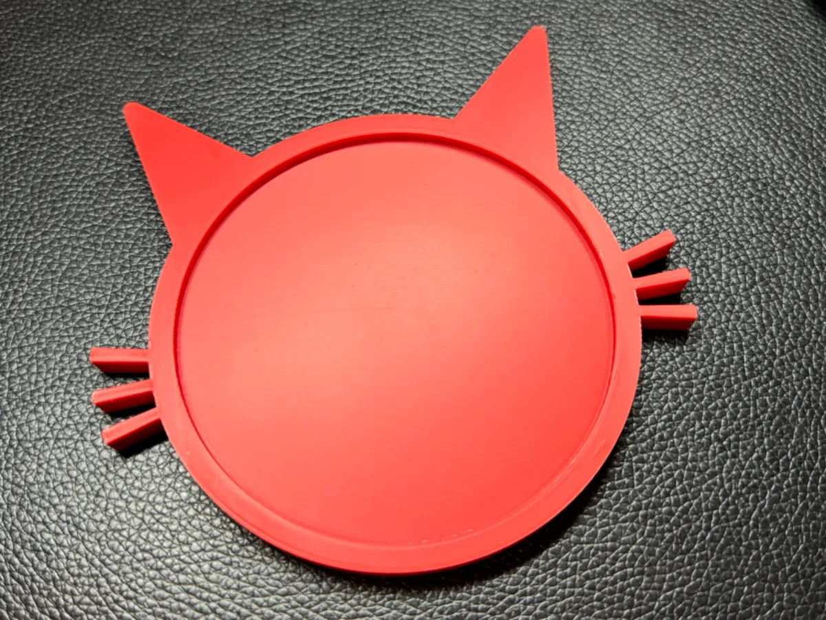 Dessous de verre en forme de chat