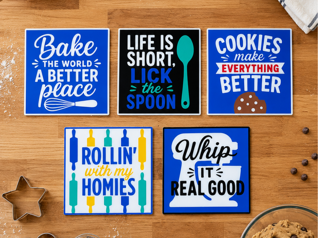 Baking Collection Magnets / Dispenser Faces