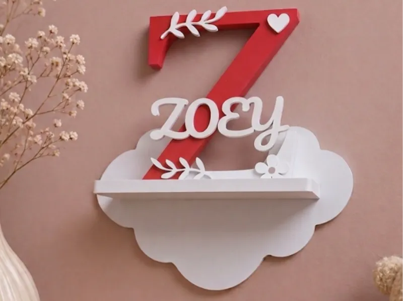 Lettera Z di Zoey 