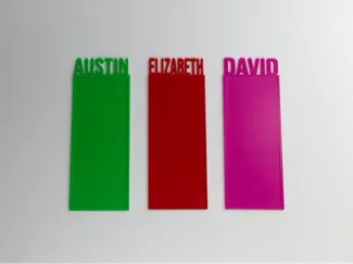 Custom Name Bookmark