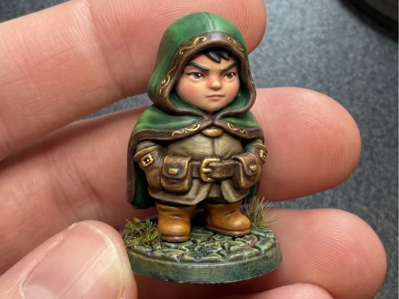 Tiny Shadow-Kawaii Rogue (Cute DnD Series)