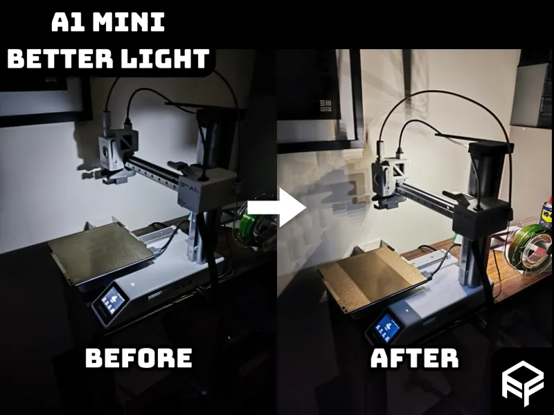 A1 Mini Better Lighting upgrade