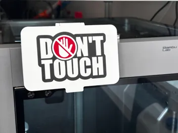 Tapa o cubierta: P2S / X2D Screen Protective Cover – Don't Touch — vista de referencia 3