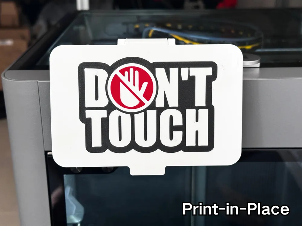 Tapa o cubierta: P2S / X2D Screen Protective Cover – Don't Touch. Referencia del modelo original.