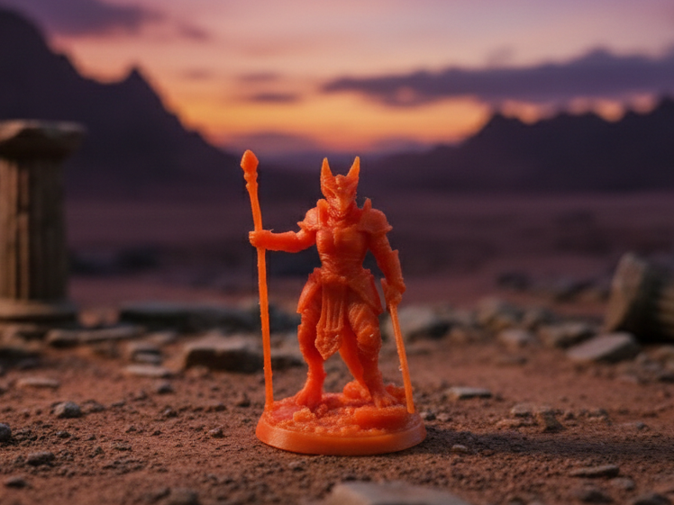 Dragonborn Queen miniature