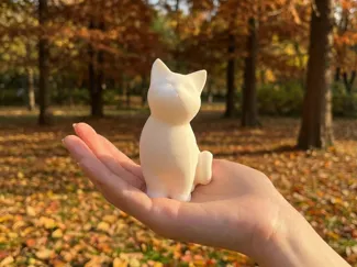 软萌坐姿小猫咪——桌面治愈系小摆件