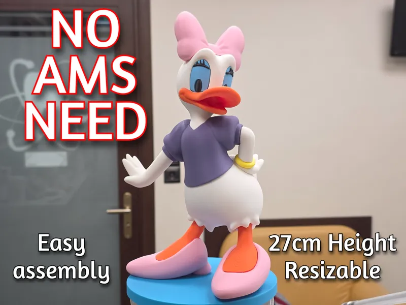 Daisy Duck - No AMS - Easy assembly