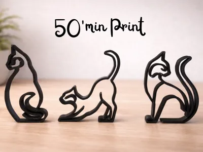 Cat Decoration - cat silhouettes - home design