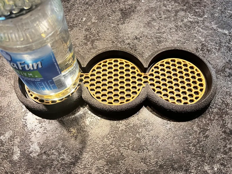Getränkeablage für 3 Flaschen