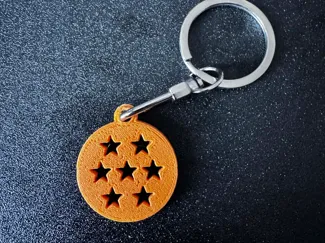 Dragon Ball 7 Star Keychain 