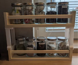 IKEA Bekvam Support for CITRONHAJ Jars