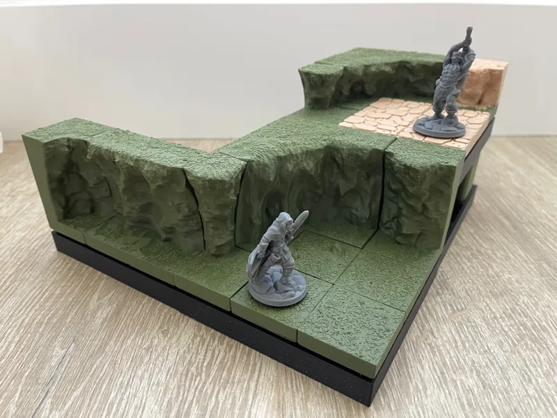 Grass Cliffs - Short - DungeonBlocks