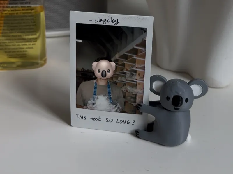 Clingy Koala Photo Holder