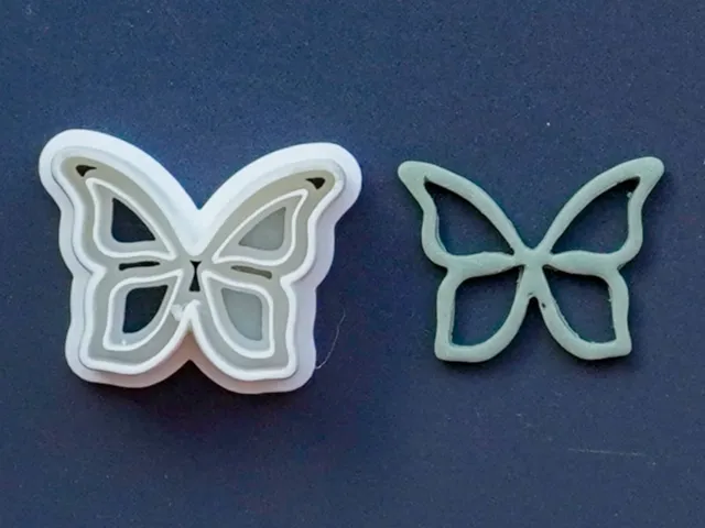 Butterfly Outline Polymer Clay Cutter Earrings