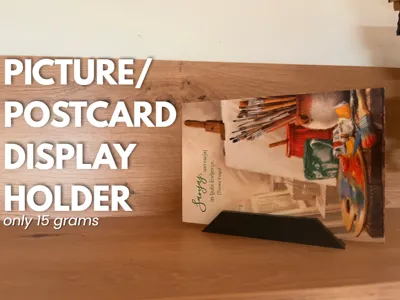 Minimalist Postcard & Picture Display Holder