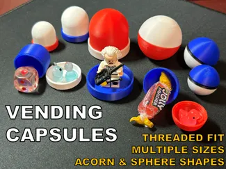Gacha Vending Capsules - Multiple sizes / styles