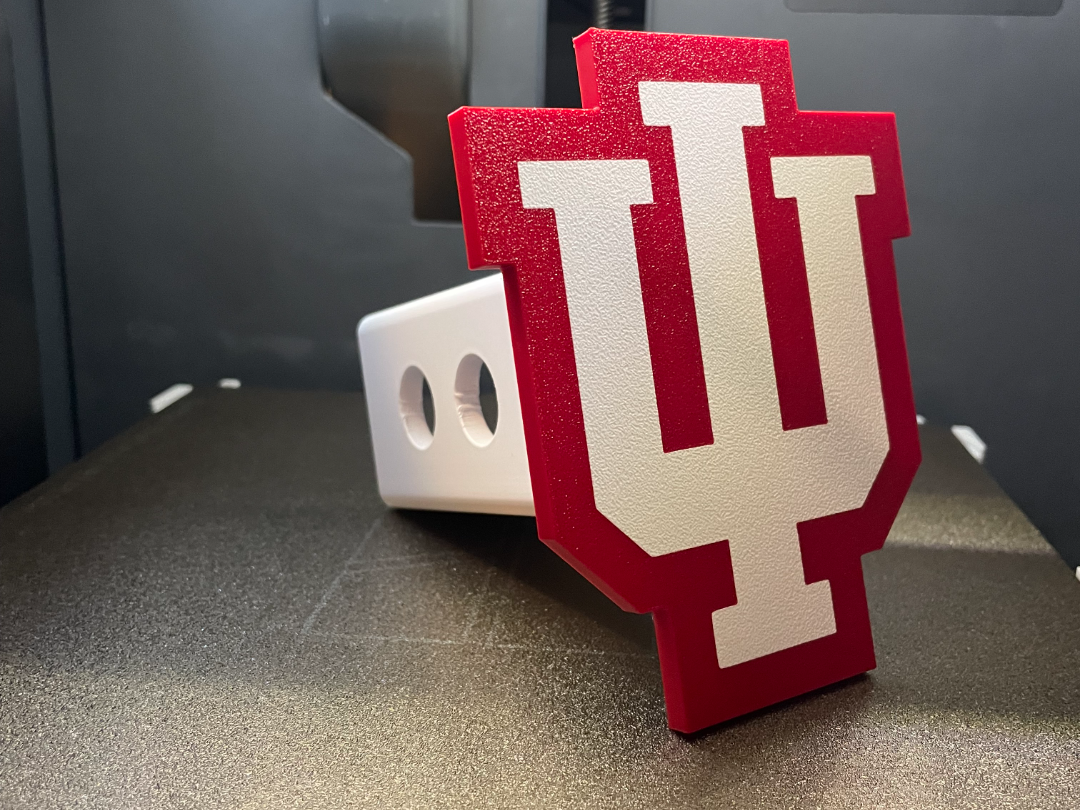 Indiana University Hitch Cover.