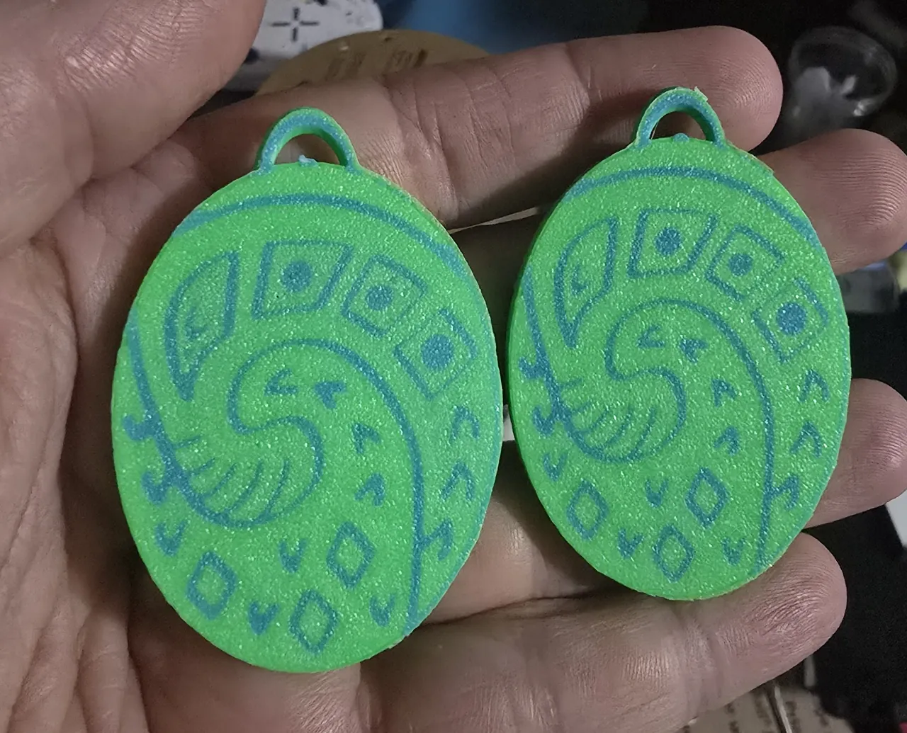 Heart of Tefiti earrings view 2