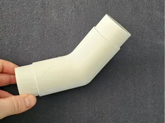 HT Pipe 45 Degree 50mm