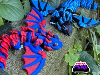 Flexi Nightflare Dragon ( Winged )