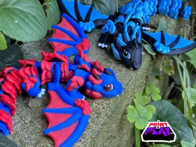 Flexi Nightflare Dragon ( Winged )