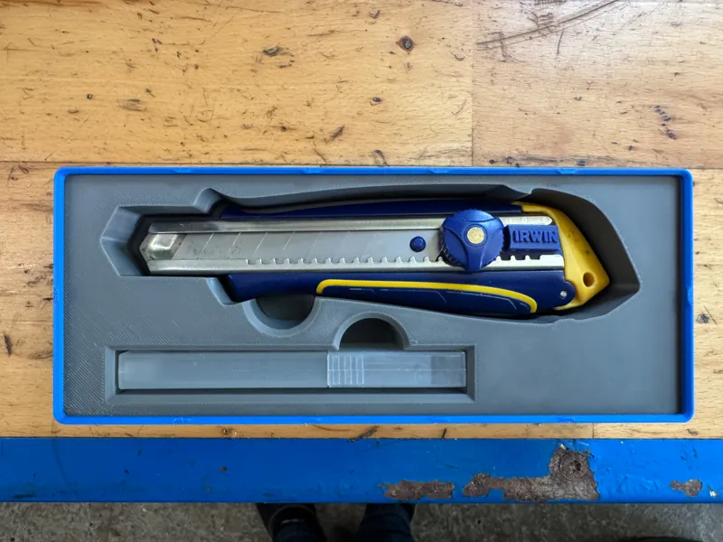 IRWIN hobby knife gridfinity 2x5x6