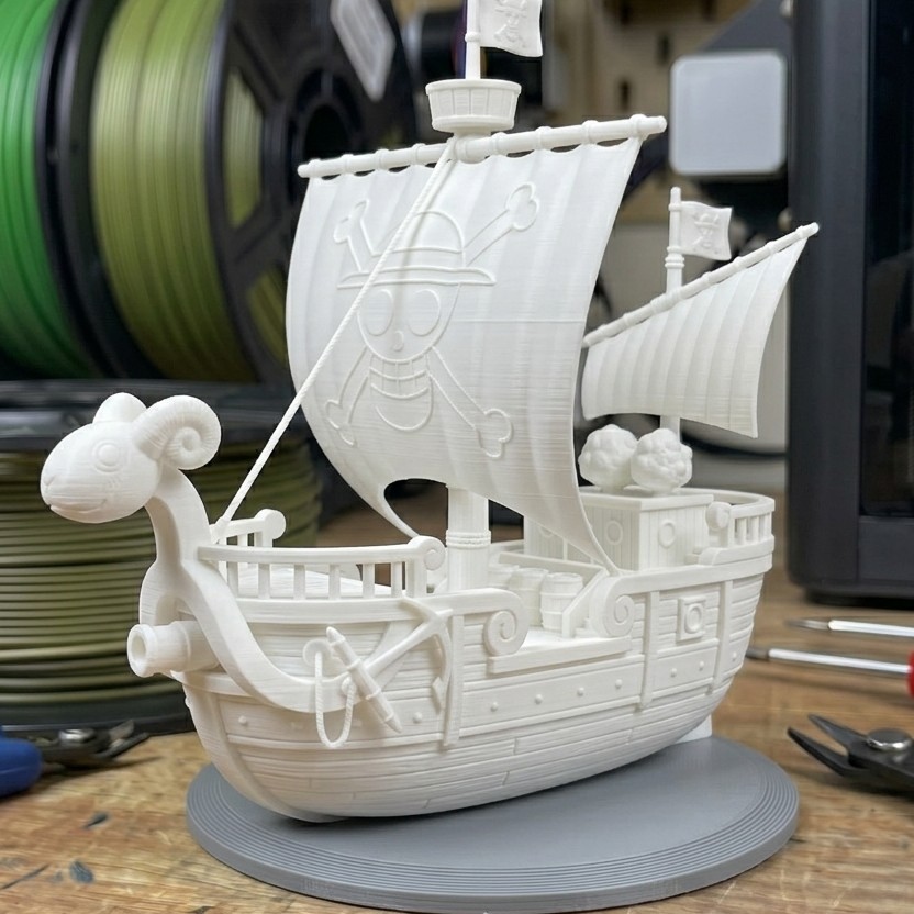 Going Merry Pirate Ship Straw Hat Chibi Model - 1
