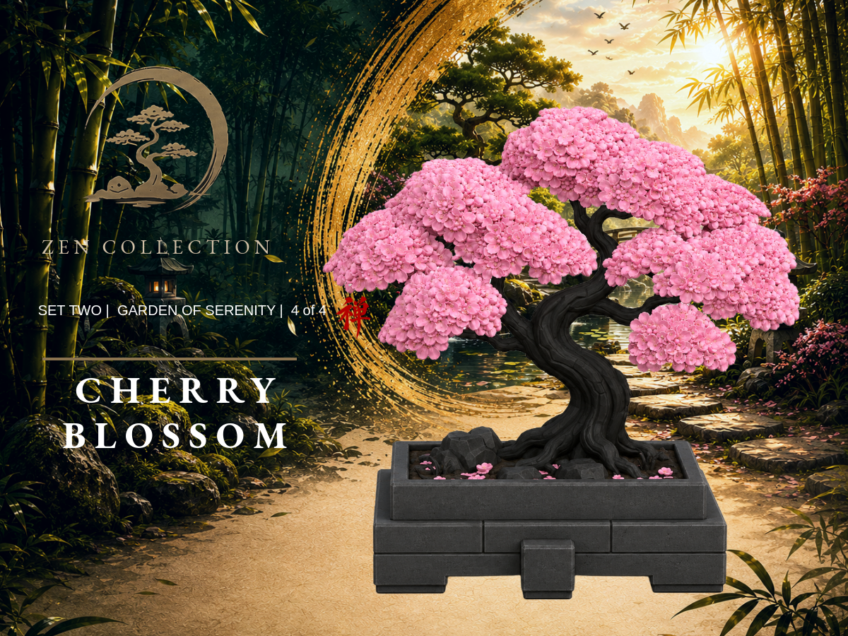 SET 02 Garden of Serenity |4 of 4| CHERRY BLOSSOM