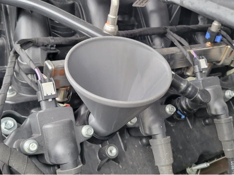 Ford Late Model V8 Oil Funnel (7.3, 6.8, and 5.0)