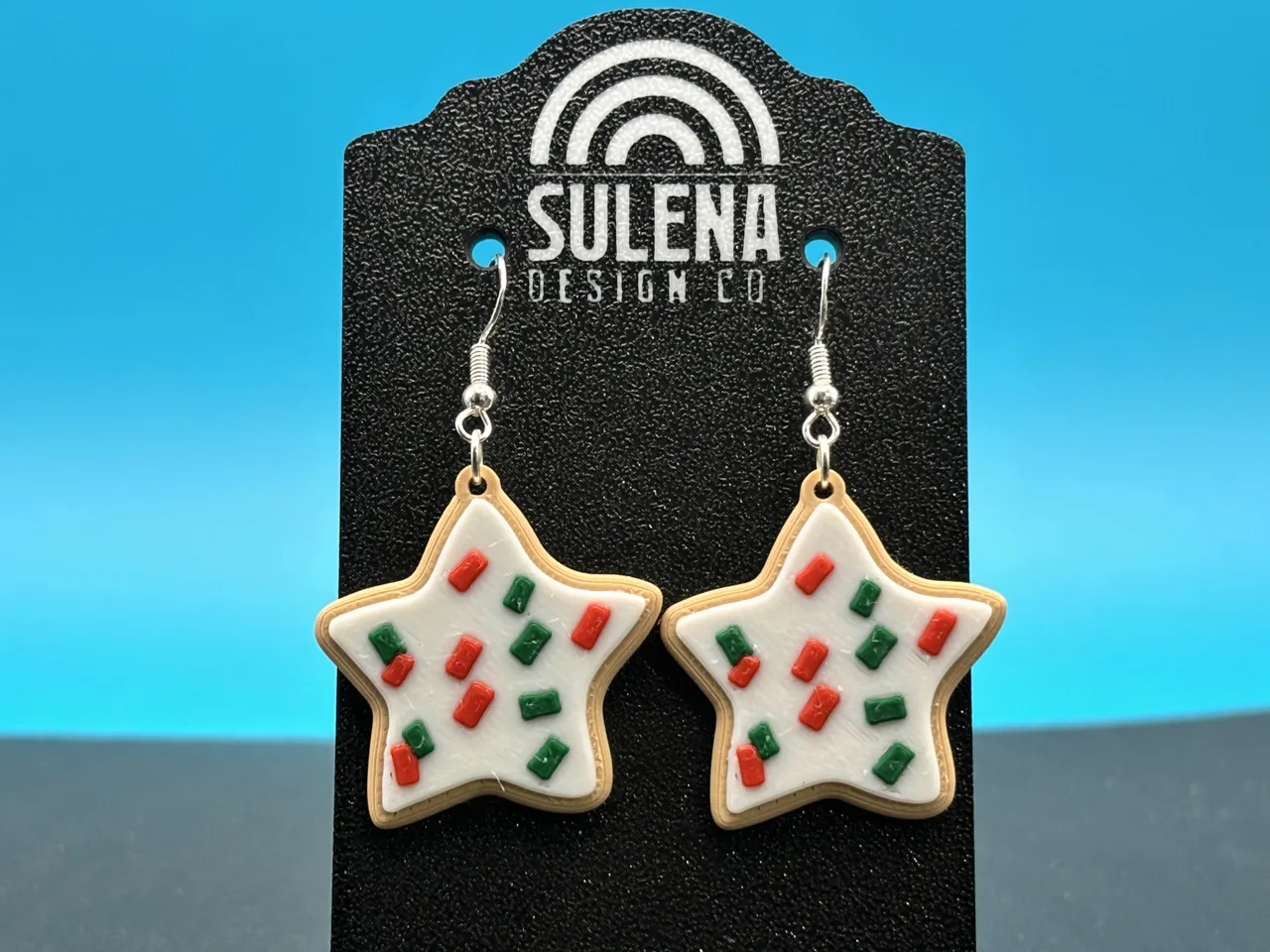 Christmas Sugar Cookie Earrings! 5 Styles view 4
