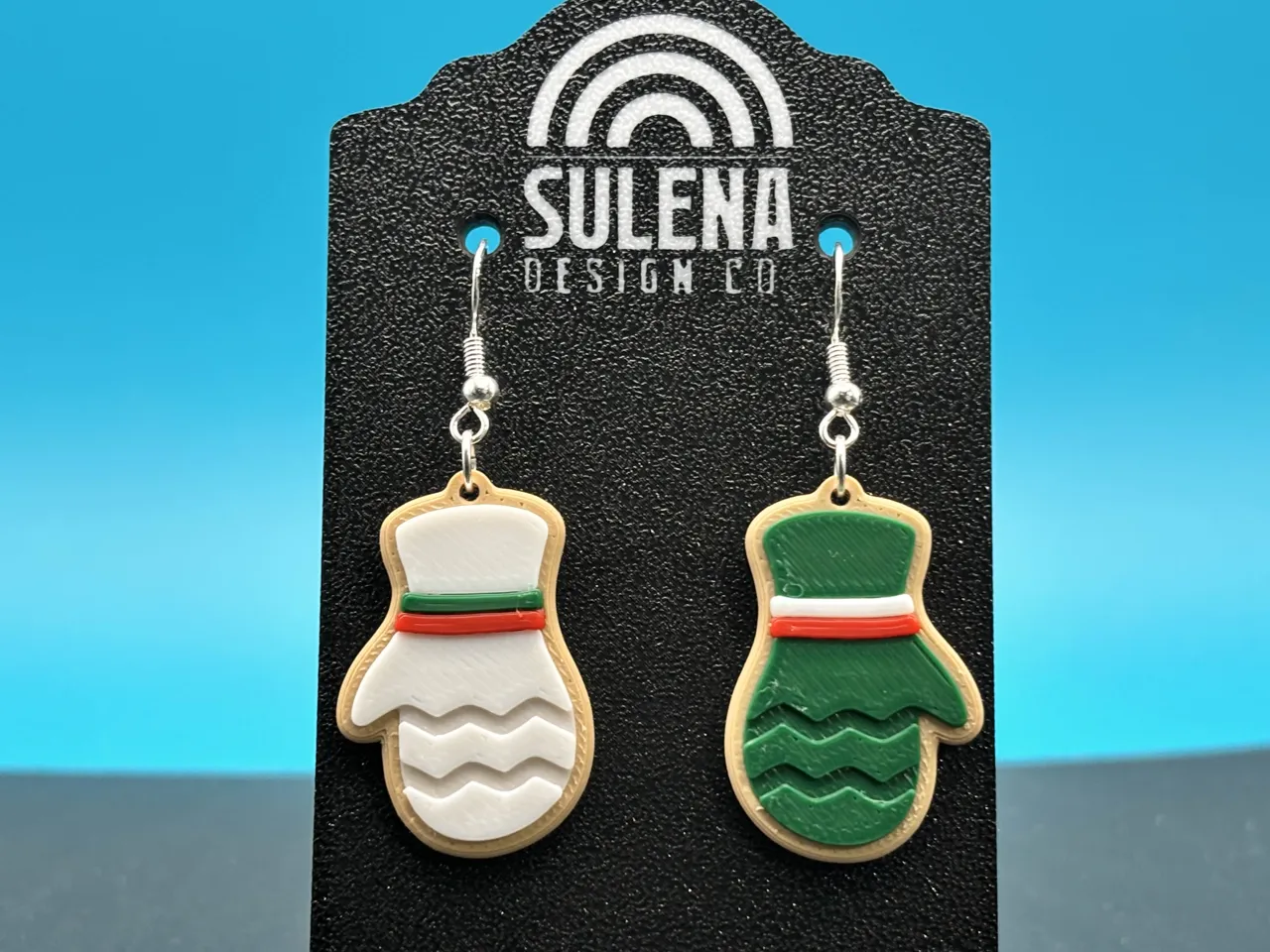 Christmas Sugar Cookie Earrings! 5 Styles view 3