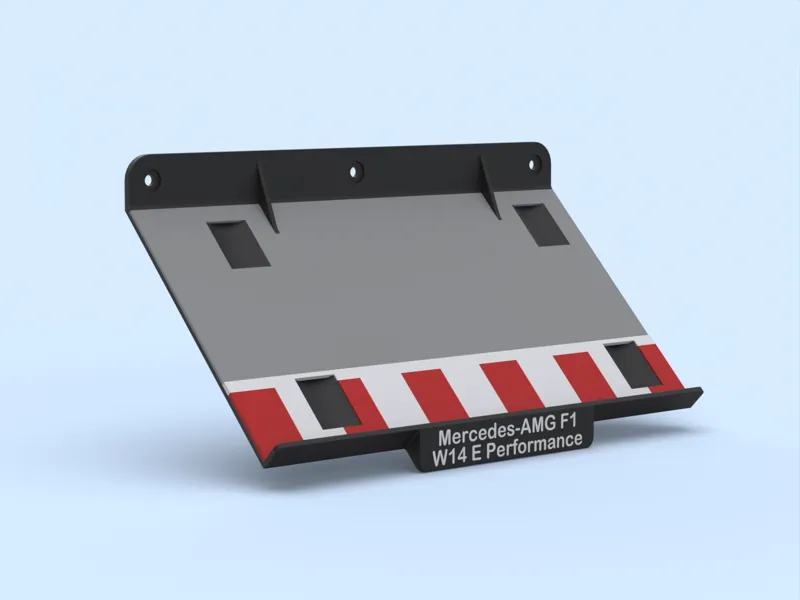 Wall Mounted Display for Mercedes-AMG F1 Brick Set