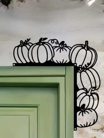 Modelo para impresión 3D: Halloween door corner — vista de referencia 2