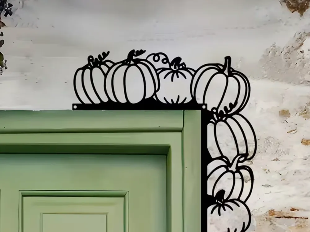 Modelo para impresión 3D: Halloween door corner. Referencia del modelo original.