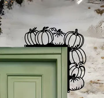 Modelo para impresión 3D: Halloween door corner — vista de referencia 3
